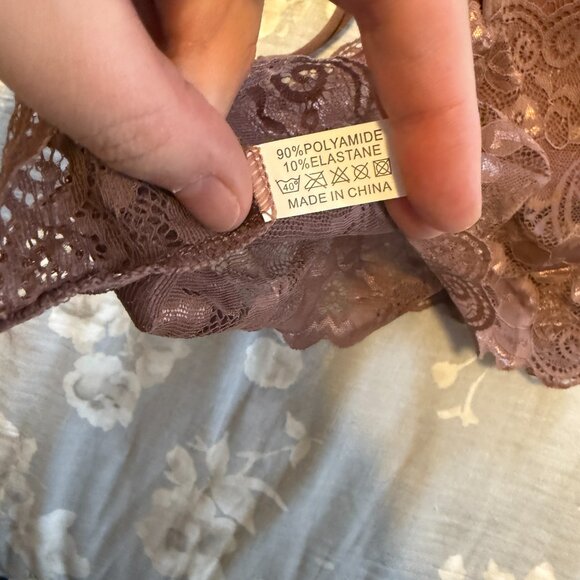 Abercrombie & Fitch Brown Lace Bralette - NWOT - Picture 5 of 5